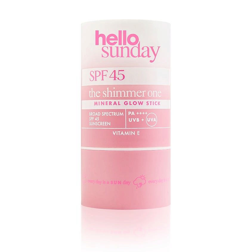 HELLO SUNDAY Стик для лица и тела SPF 45 The Shimmer One Mineral Stick – фото 1