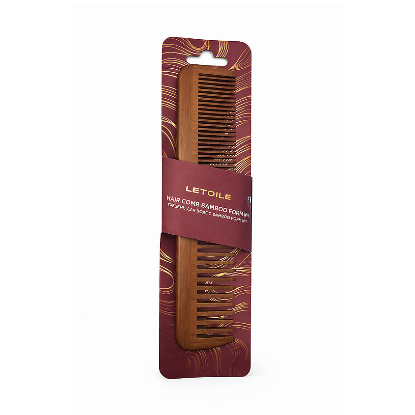 ЛЭТУАЛЬ Гребень для волос Letoile Hair Bamboo Form № 1 – фото 2