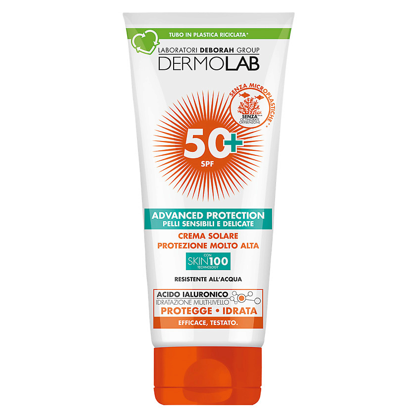DERMOLAB Cолнцезащитный крем для лица и тела с высокой степенью защиты Advanced Protection Sun Cream Spf 50+ – фото 1