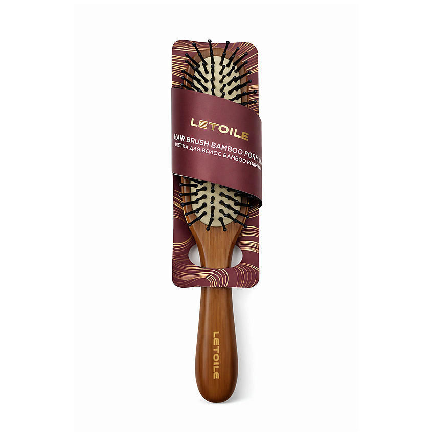 ЛЭТУАЛЬ Щётка для волос Letoile Hair Brush Bamboo Form № 4 – фото 2