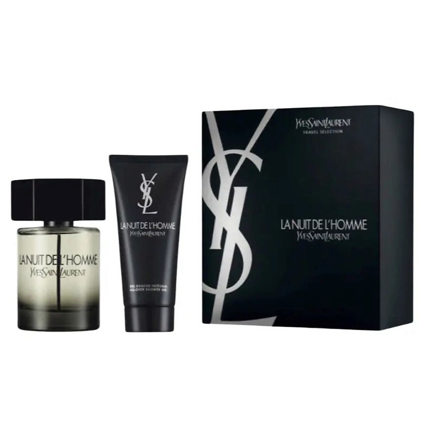 YVES SAINT LAURENT Набор La Nuit De L'Homme: Туалетная вода + Гель для душа – фото 2