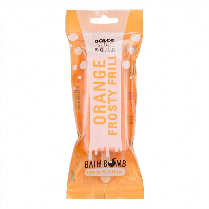 DOLCE MILK Бурлящее Эскимо ORANGE FROSTY FRILL – фото 1