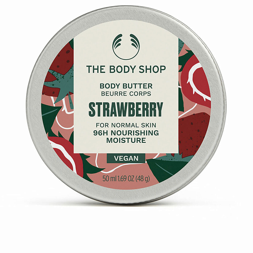 THE BODY SHOP Увлажняющий баттер для тела Strawberry для нормальной кожи – фото 2