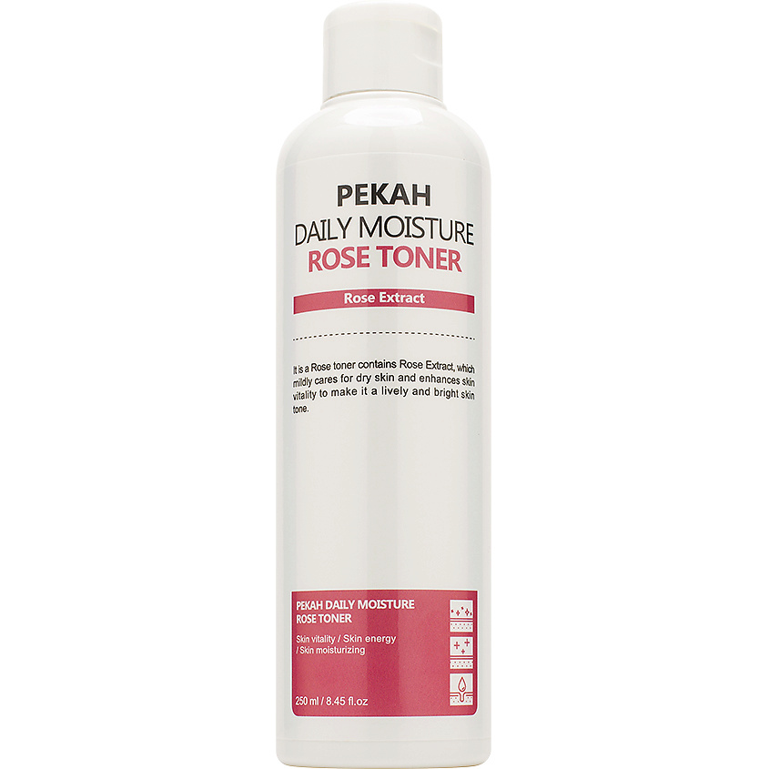 PEKAH Увлажняющий тонер с цветочной водой дамасской розы Daily Moisture Rose Toner – фото 1