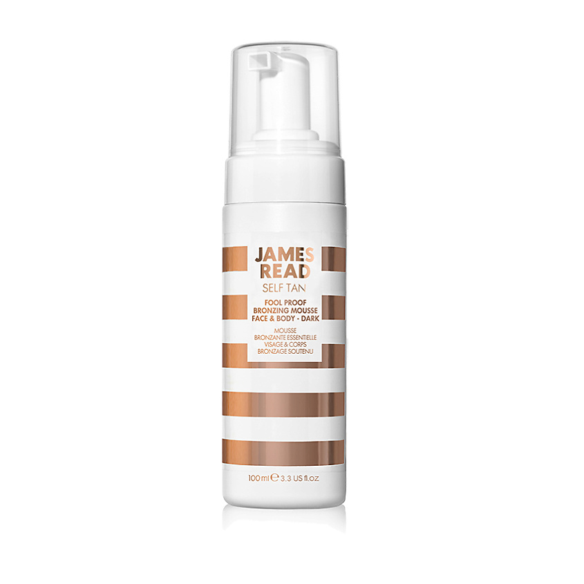 JAMES READ Self Tan Мусс бронзирующий для новичков темный FOOL PROOF BRONZING MOUSSE - Dark – фото 2