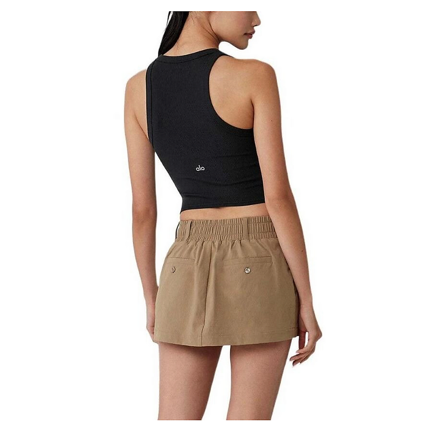 ALO YOGA Топ Goddess Ribbed Go-To Tank купить по цене 11333₽ в