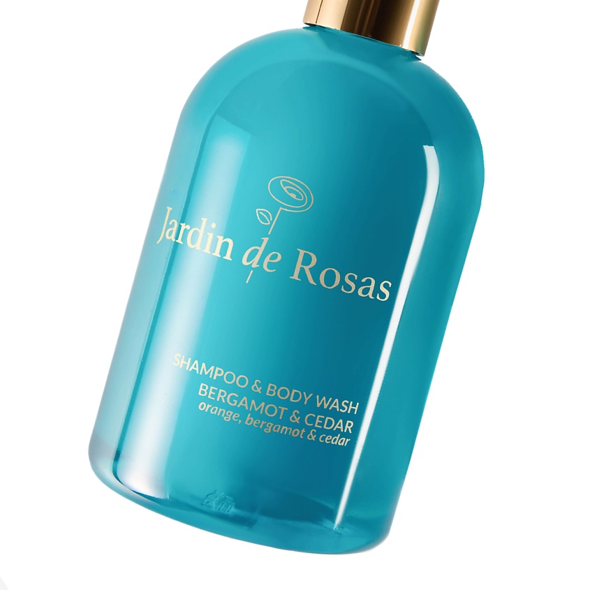 JARDIN DE ROSAS Шампунь-гель для душа «2 в 1» Bergamot & Cedar – фото 2