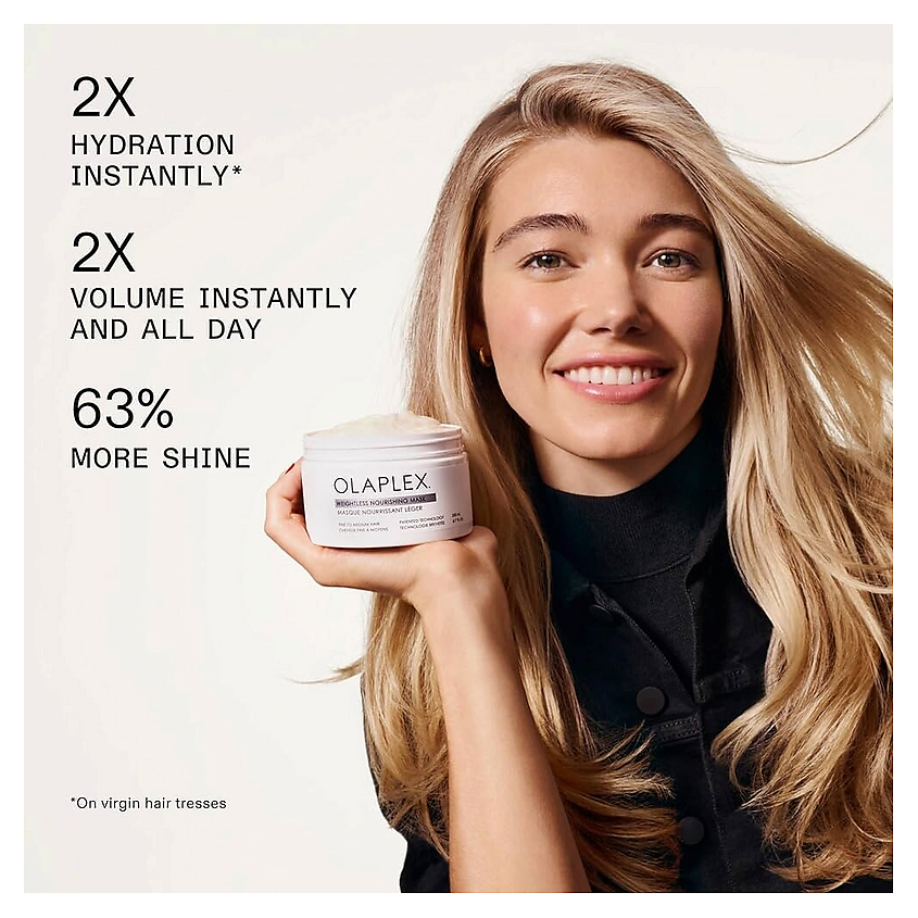 OLAPLEX Легкая питательная маска для волос Weightless Nourishing Mask, 370 мл – фото 3