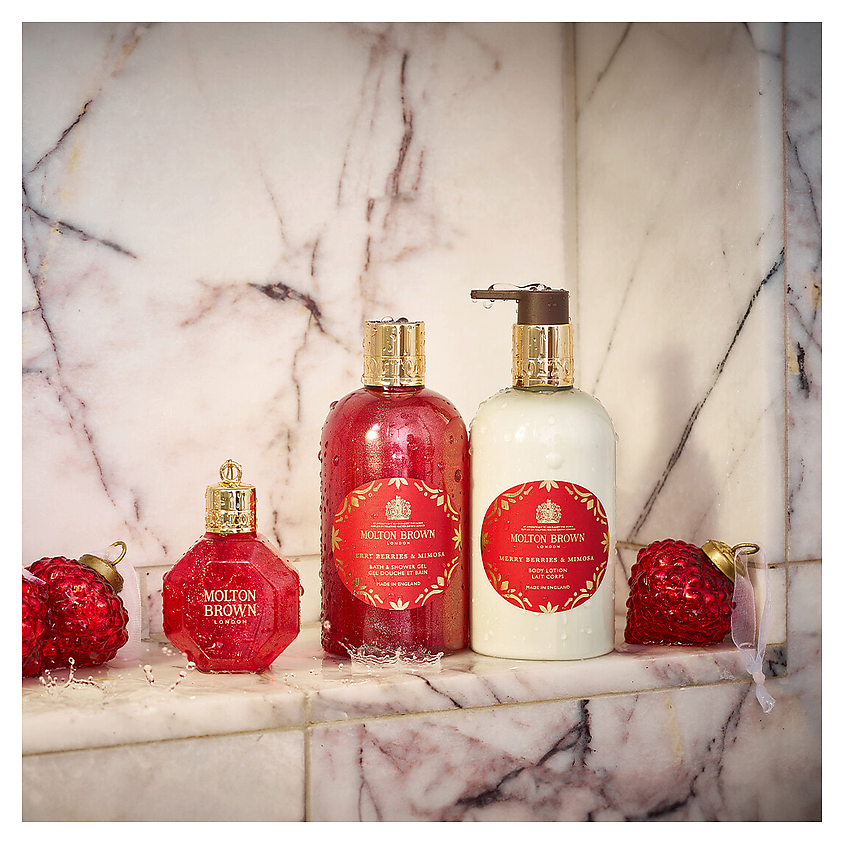 MOLTON BROWN Парфюмированный гель для ванны и душа Merry Berries & Mimosa – фото 2
