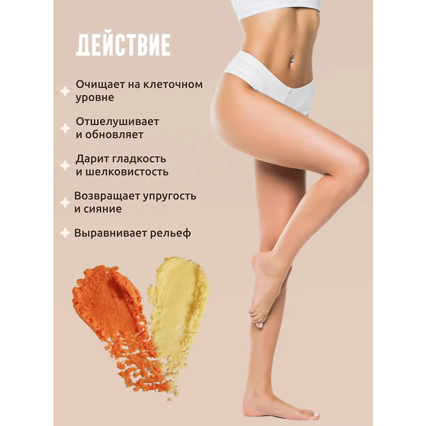 VIDA CREATICA Скрабы для тела Апельсин-кофе/Манго - ананас – фото 8