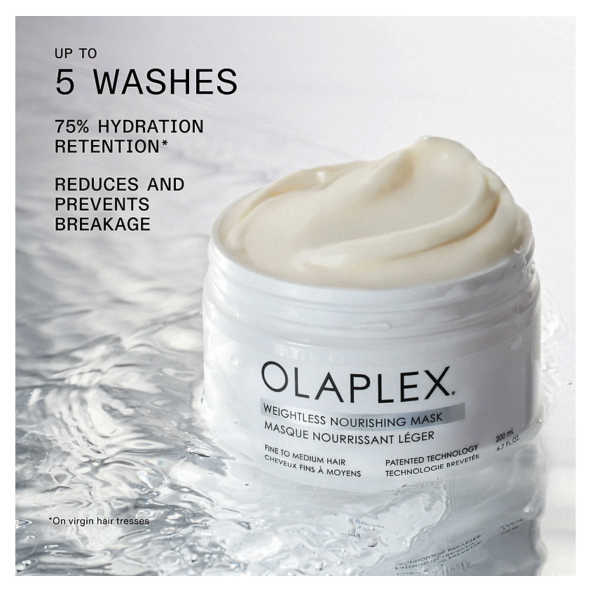 OLAPLEX Легкая питательная маска для волос Weightless Nourishing Mask, 370 мл – фото 4