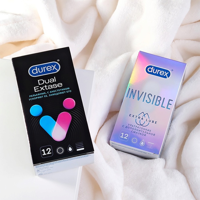 DUREX Презервативы Invisible Extra Lube – фото 7