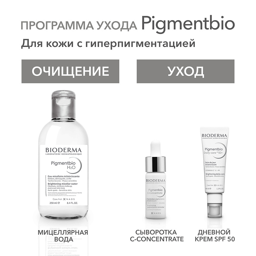 BIODERMA Дневной крем против гиперпигментации кожи SPF 50+ Pigmentbio – фото 6
