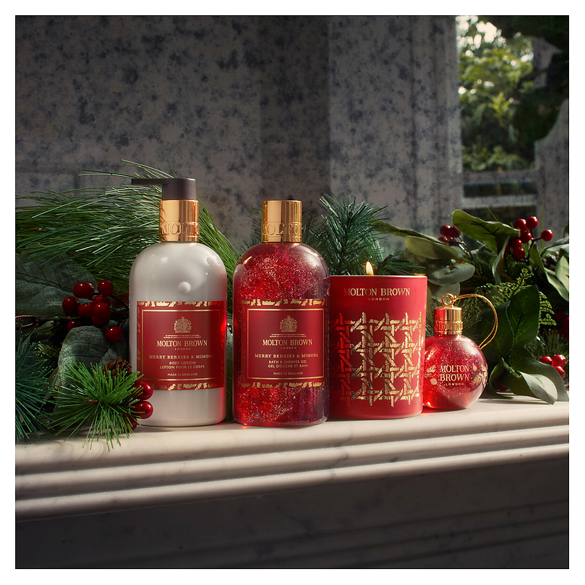 MOLTON BROWN Парфюмированный гель для ванны и душа Merry Berries & Mimosa – фото 4