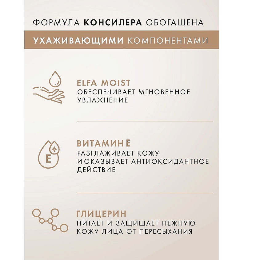 LUXVISAGE Консилер светоотражающий ULTRA HD soft focus 12H – фото 4