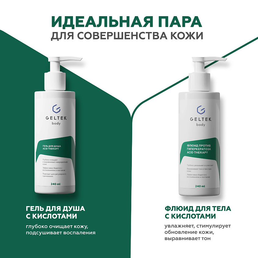 ГЕЛЬТЕК Флюид против гиперкератоза с кислотами Acid Therapy – фото 6