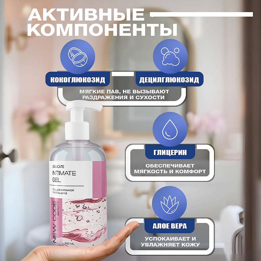 NEW CODE Гель для интимной гигиены – фото 6