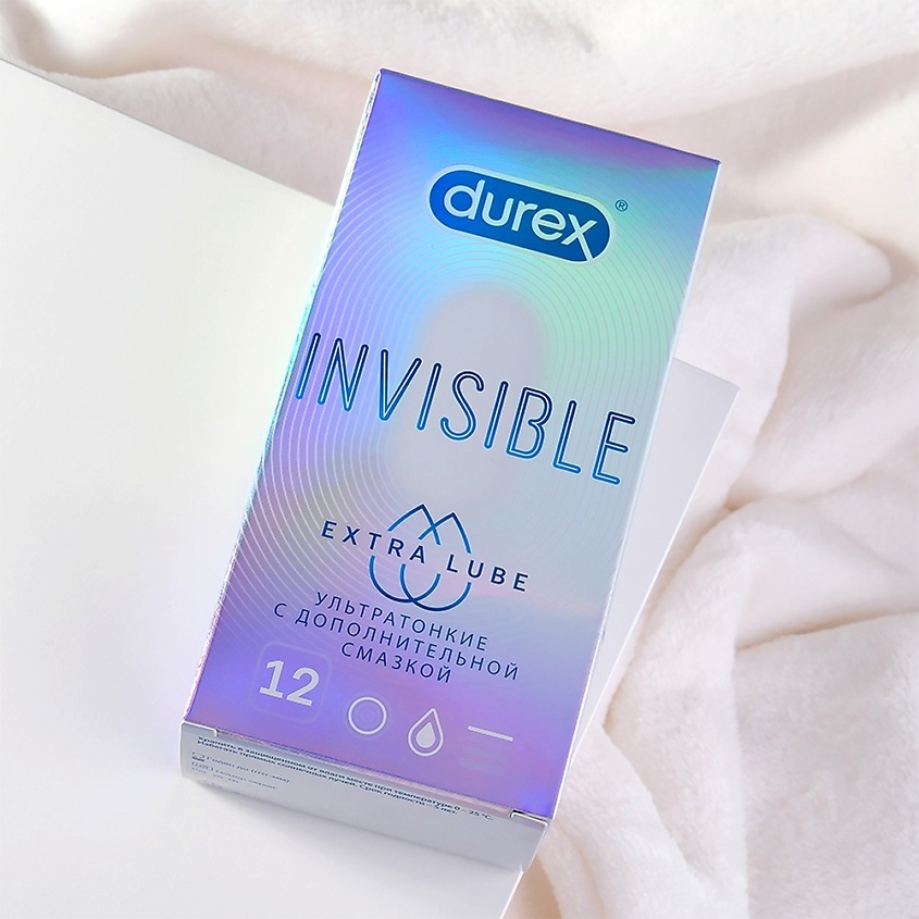DUREX Презервативы Invisible Extra Lube – фото 6