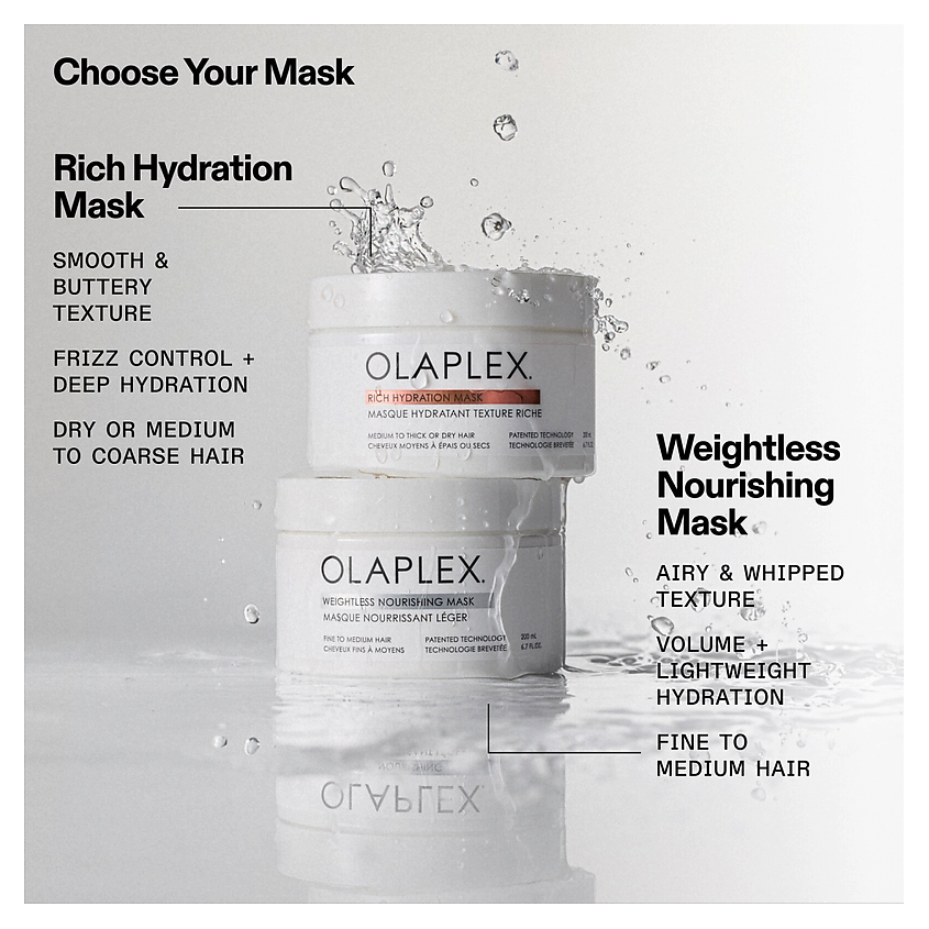 OLAPLEX Легкая питательная маска для волос Weightless Nourishing Mask, 370 мл – фото 2