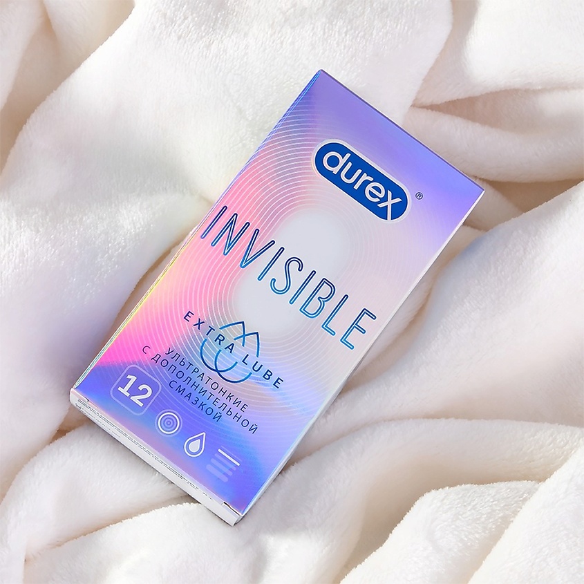 DUREX Презервативы Invisible Extra Lube – фото 5