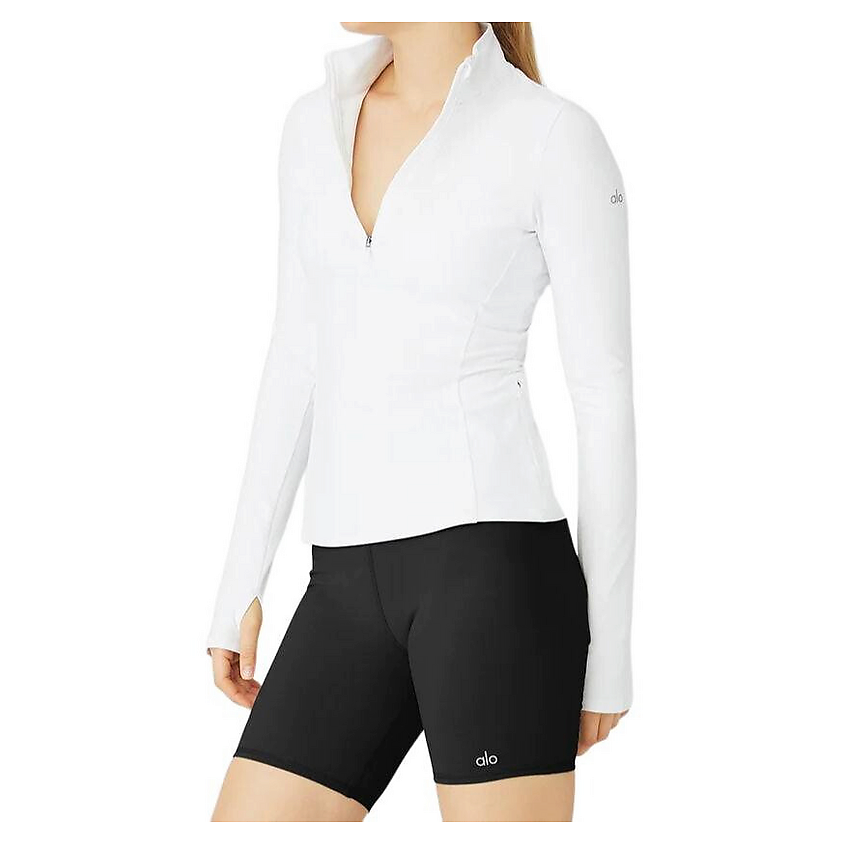 ALO YOGA Лонгслив Alosoft 1/2 Zip Rapid Pullover купить по цене
