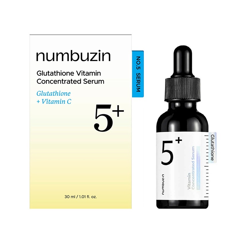 NUMBUZIN Сыворотка для лица NO. 5 Vitamin Concentrated осветляющая с глутатионом – фото 2