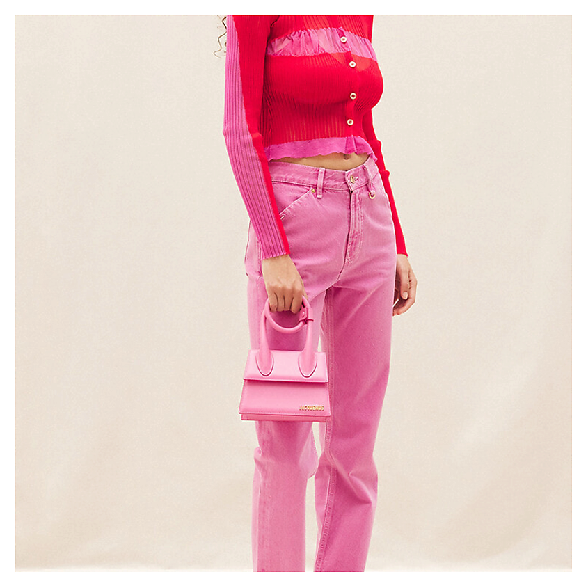 JACQUEMUS Кожаная сумка Le Chiquito Moyen Tote Bag – фото 6