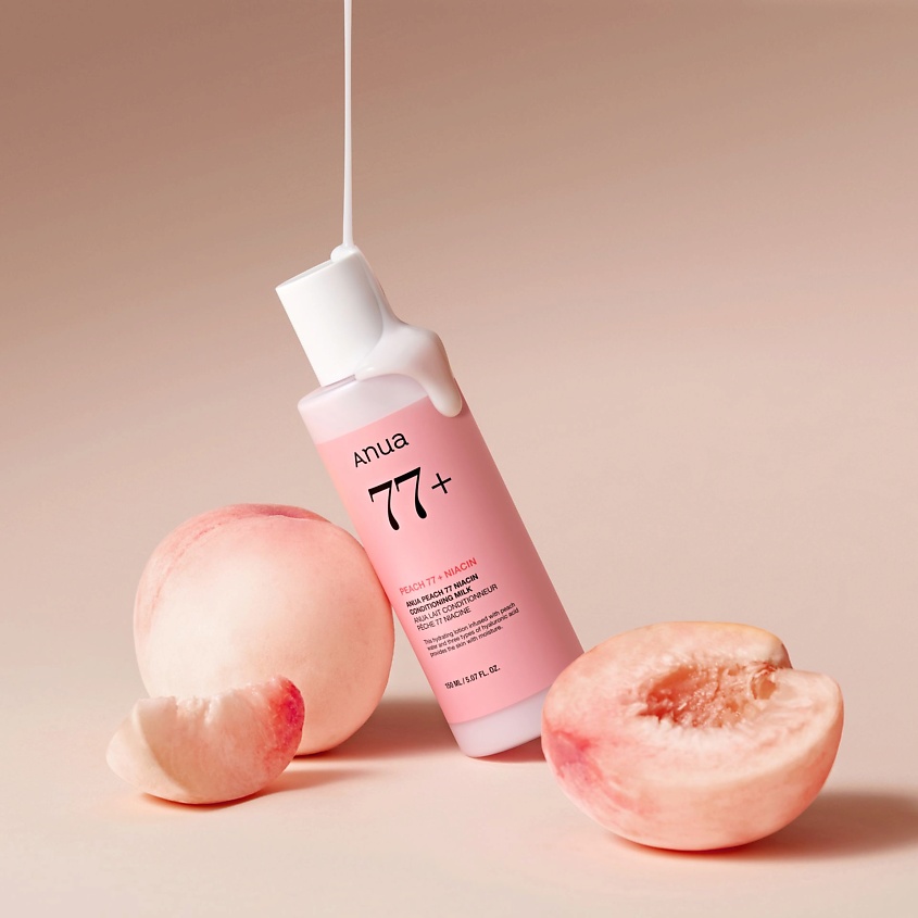 ANUA Эмульсия с экстрактом персика и ниацинамидом PEACH NAIACIN CONDITIONING MILK – фото 3