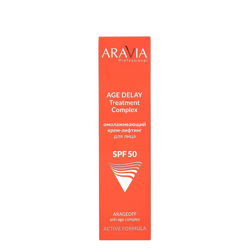 ARAVIA PROFESSIONAL Омолаживающий крем-лифтинг для лица AGE DELAY Treatment Complex SPF 50 – фото 5