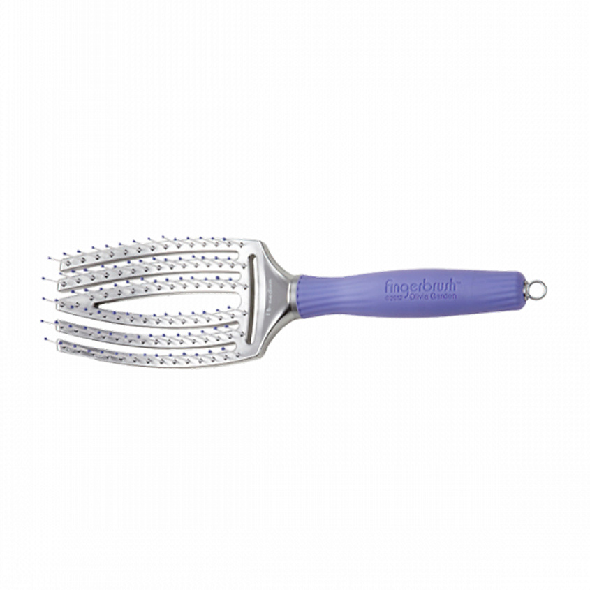 OLIVIA GARDEN Щетка Fingerbrush продувная изогнутая, ион нейлон – фото 5
