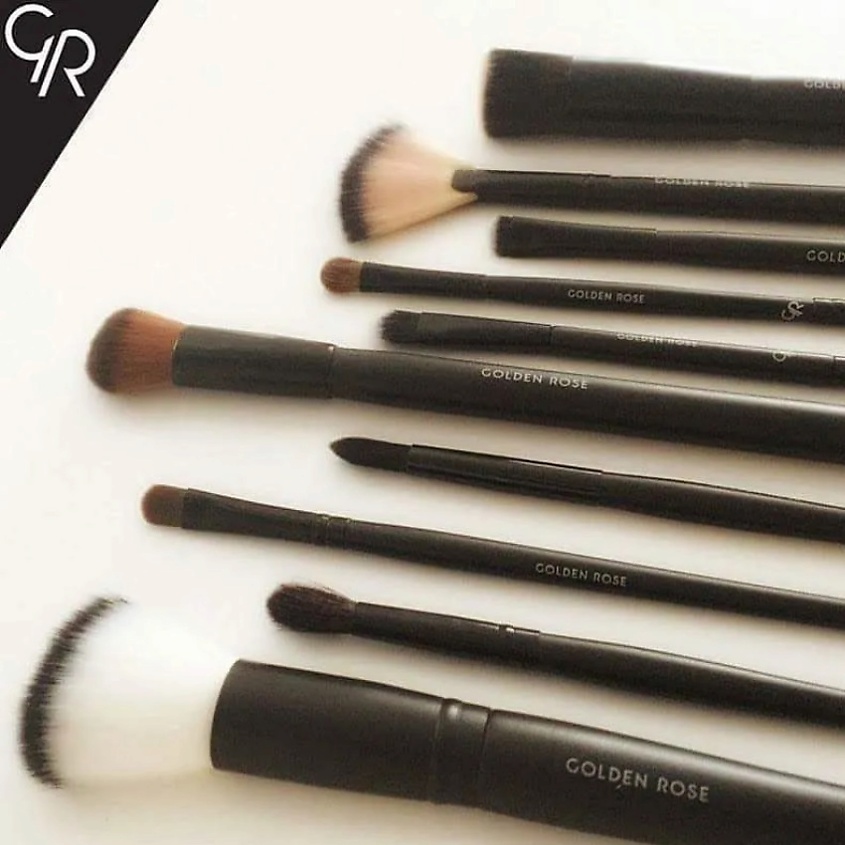 GOLDEN ROSE Набор двусторонних кистей  для теней DOUBLE ENDED EYESHADOW BRUS – фото 2