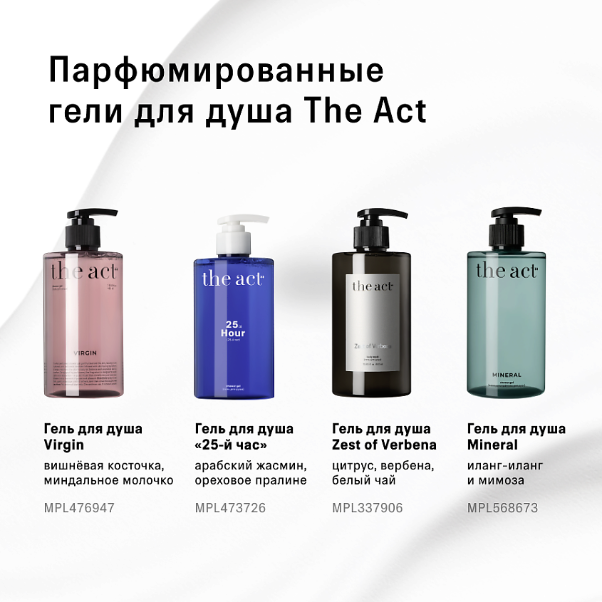THE ACT Гель для душа парфюмированный Кокос – фото 8