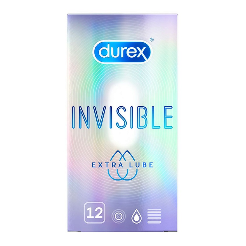 DUREX Презервативы Invisible Extra Lube – фото 1