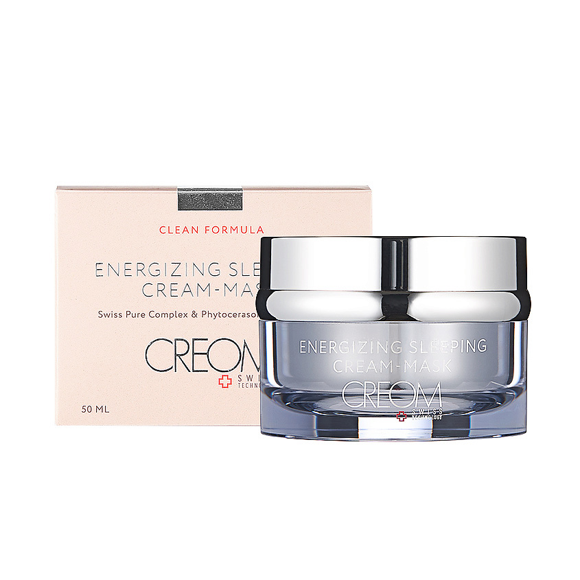 CREOM Крем-маска ночная энергетическая Energizing Sleeping Cream-Mask – фото 2