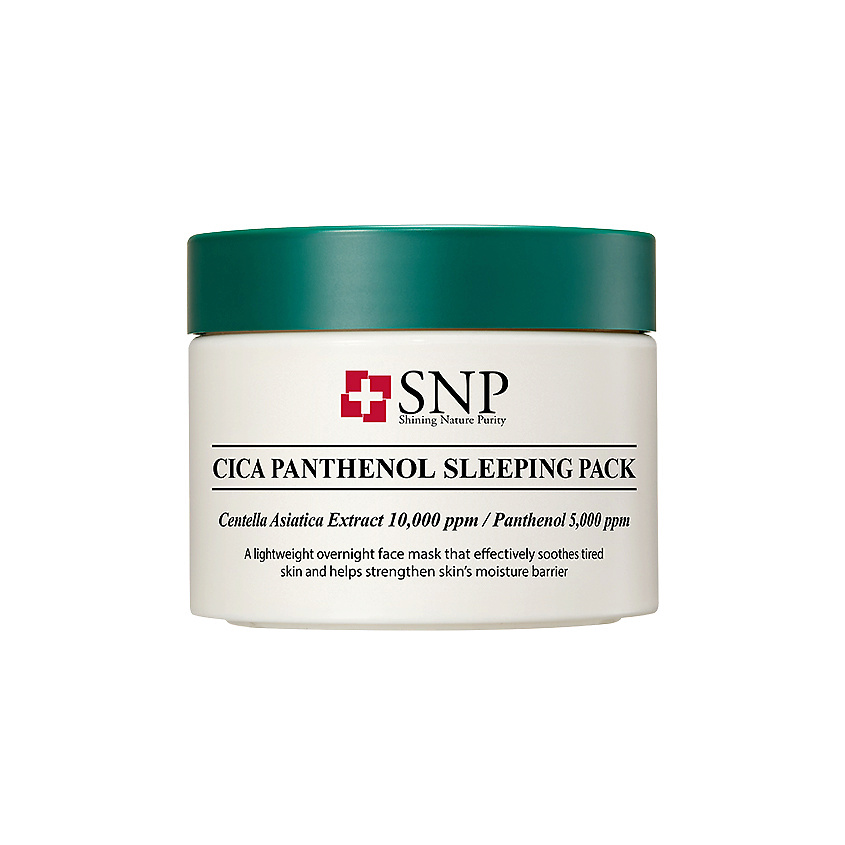 SNP Маска для лица ночная успокаивающая с пантенолом Cica Panthenol Sleeping Pack – фото 1