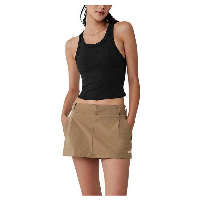 ALO YOGA Топ Goddess Ribbed Go-To Tank купить по цене 11333₽ в