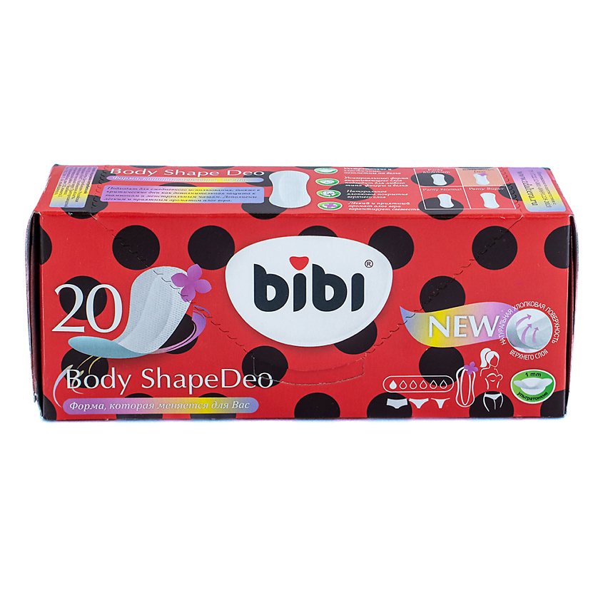 BIBI Ежедневные прокладки Body Shape Deo – фото 1