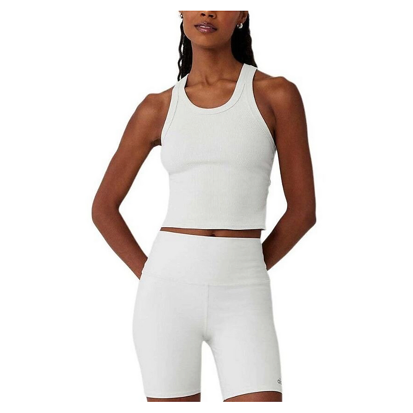 ALO YOGA Топ Goddess Ribbed Go-To Tank купить по цене 13123₽ в