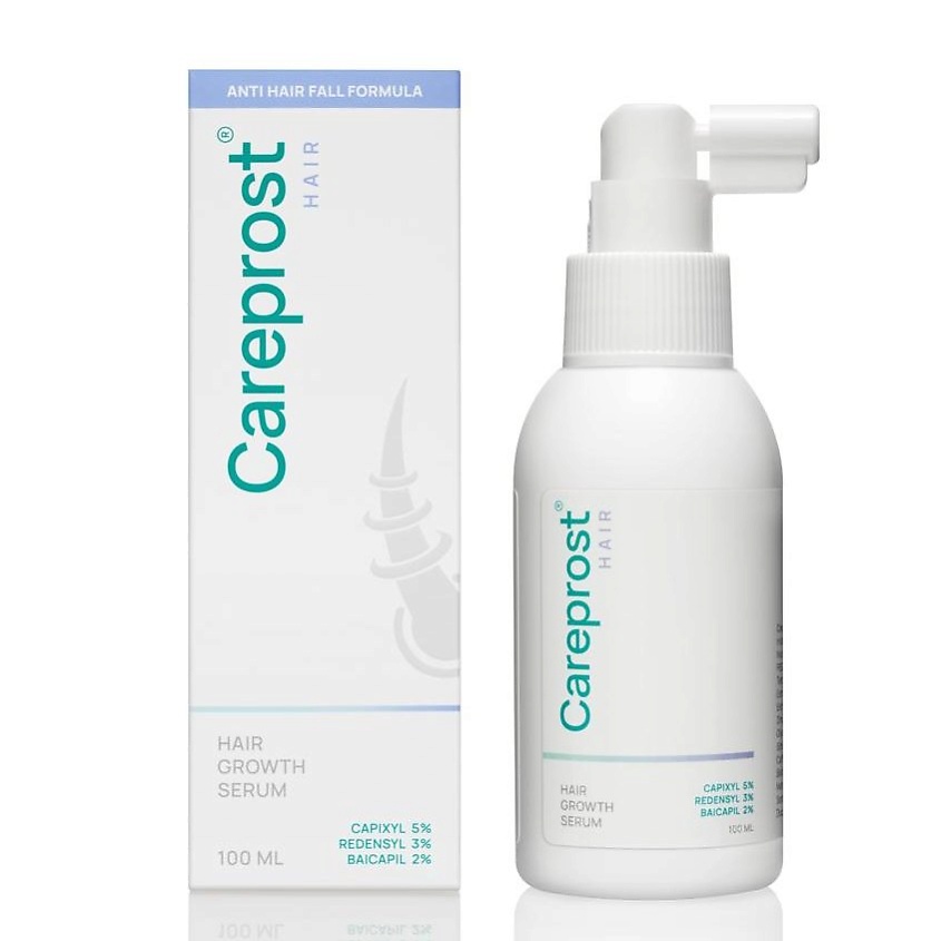 CAREPROST Сыворотка для роста и против выпадения волос, Капиксил 5%, Реденсил 3%, Байкапил 2% – фото 1