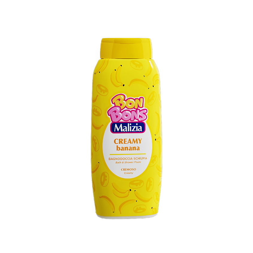 MALIZIA Пена для ванны и душа BONBONS CREAMY BANANA – фото 1