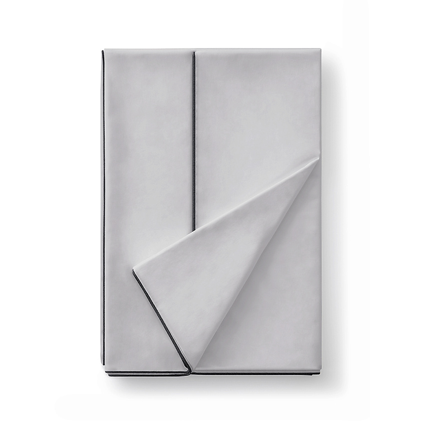 SOFT SILVER Антибактериальный пододеяльник Duvet Cover, ЕВРО, 200х220 см. Цвет: «Благородное серебро» (серый) – фото 1