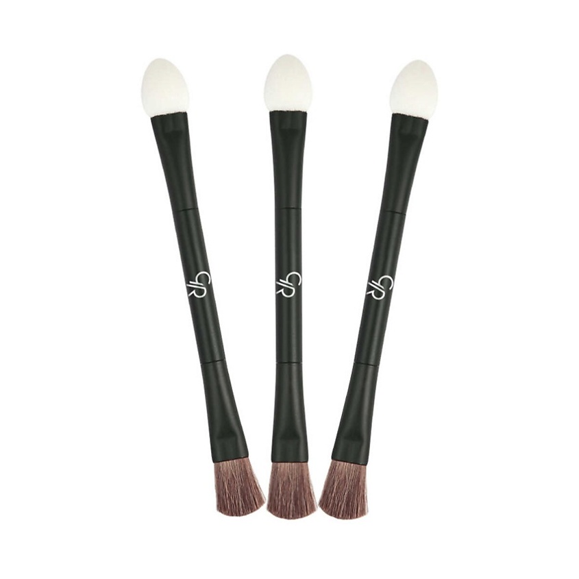GOLDEN ROSE Набор двусторонних кистей  для теней DOUBLE ENDED EYESHADOW BRUS – фото 1
