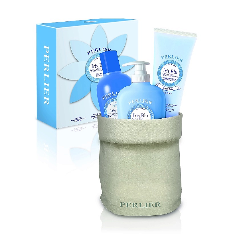PERLIER Набор для тела Iris Blu – фото 2