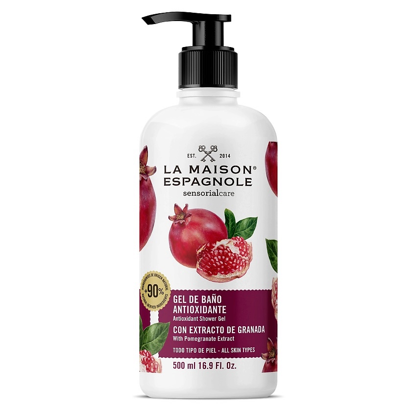 LA MAISON ESPAGNOLE Гель для душа антиоксидантный "Гранат" Sensorialcare Antioxidant Shower Gel – фото 1