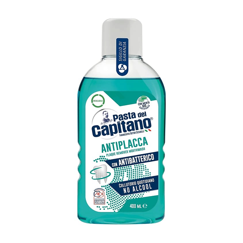 PASTA DEL CAPITANO Ополаскиватель против зубного налета Antiplacca – фото 2