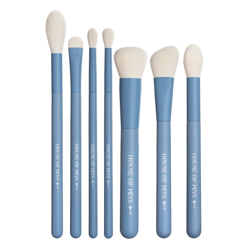 HOUSE OF KEYS Набор кистей для макияжа GRACEFUL BLUE – фото 1