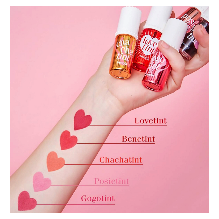BENEFIT Тинт для губ и щек Lovetint Cheek & Lip Stain – фото 3