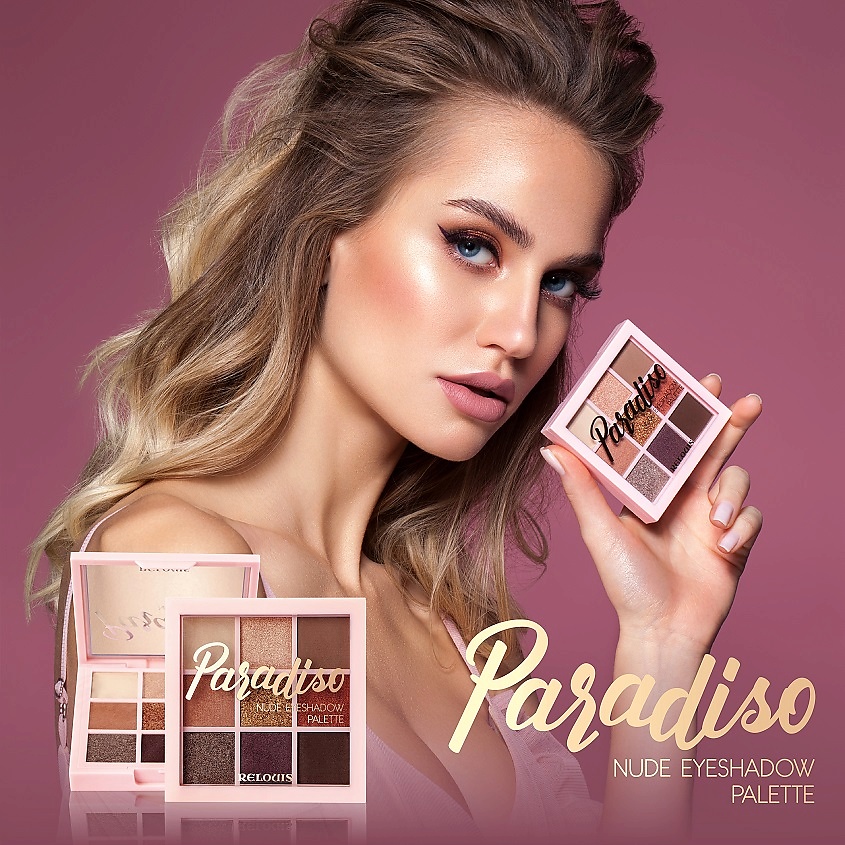 RELOUIS Тени "Paradiso Cold" палетка – фото 6