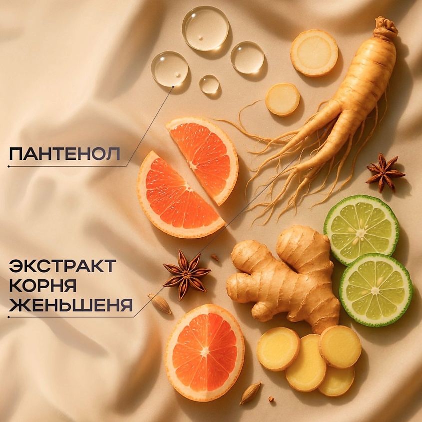 ROSLIN Гель для душа мужской "Ocean" свежий, зеленый, пряный – фото 3