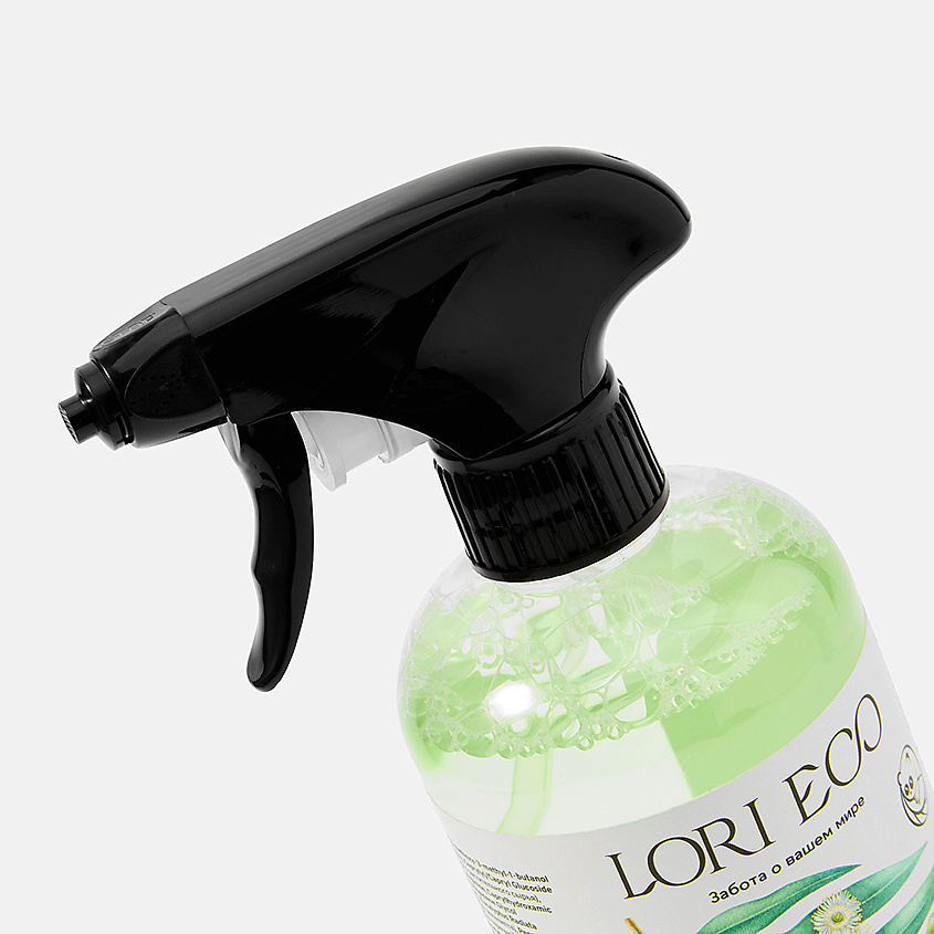 LORI ECO ЗАБОТА О ВАШЕМ МИРЕ Чистящее средство для ванной с эфирным маслом Эвкалипт и Мята – фото 2